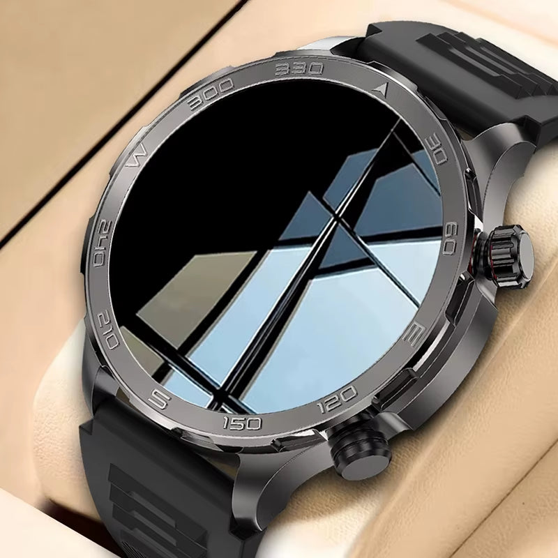 2025 New Bluetooth Call Smart Watch Men for Huawei AMOLED HD Large Screen Heart Rate NFC IP68 Waterproof GPS Sports Smart Watch