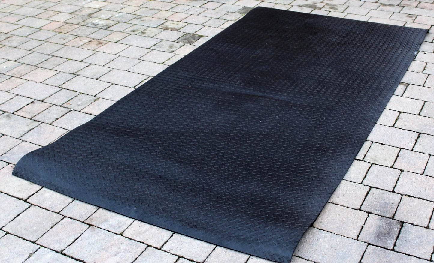 Gym Mat Exercise Yoga Aerobic Large Black EVA