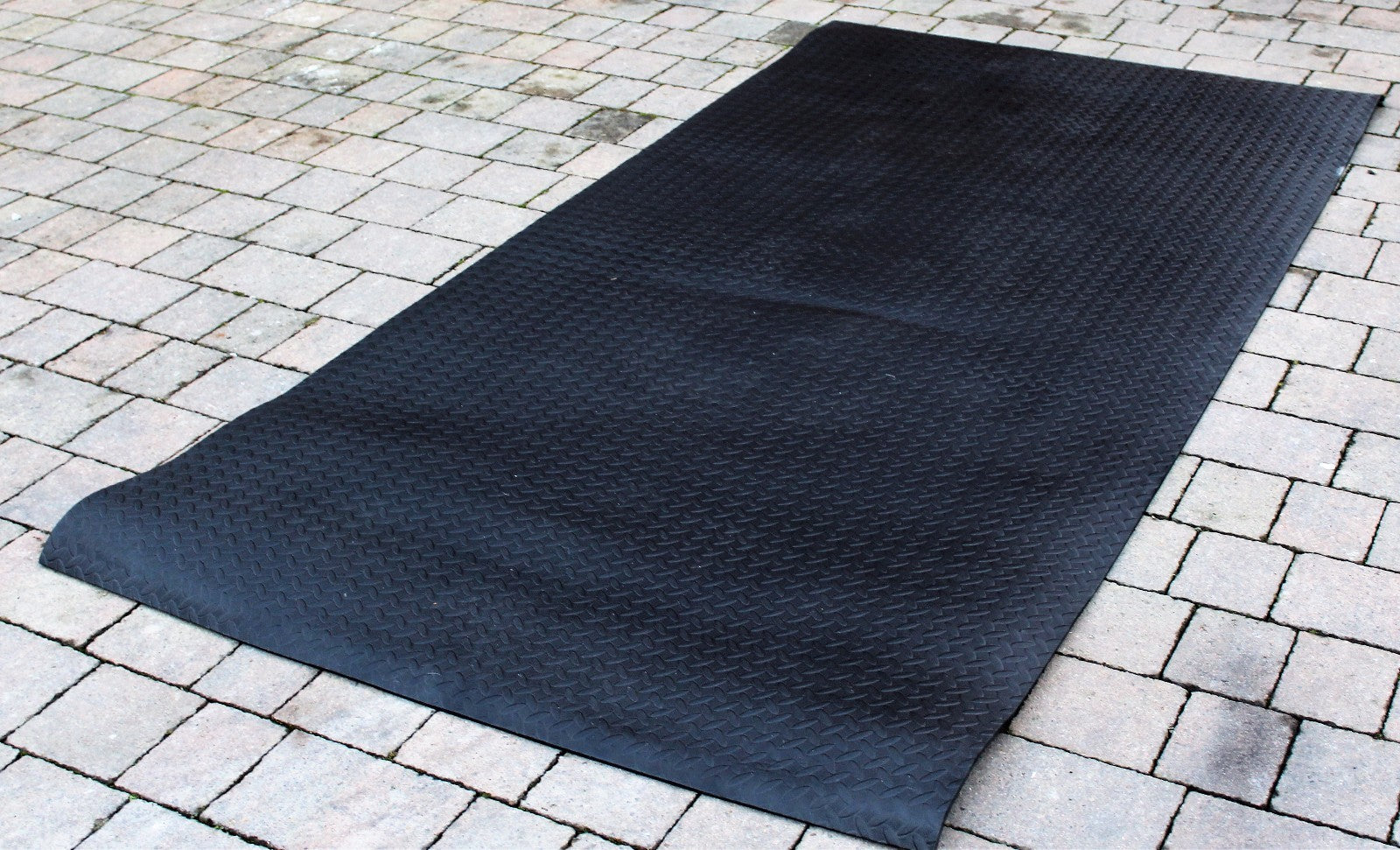 Gym Mat Exercise Yoga Aerobic Large Black EVA