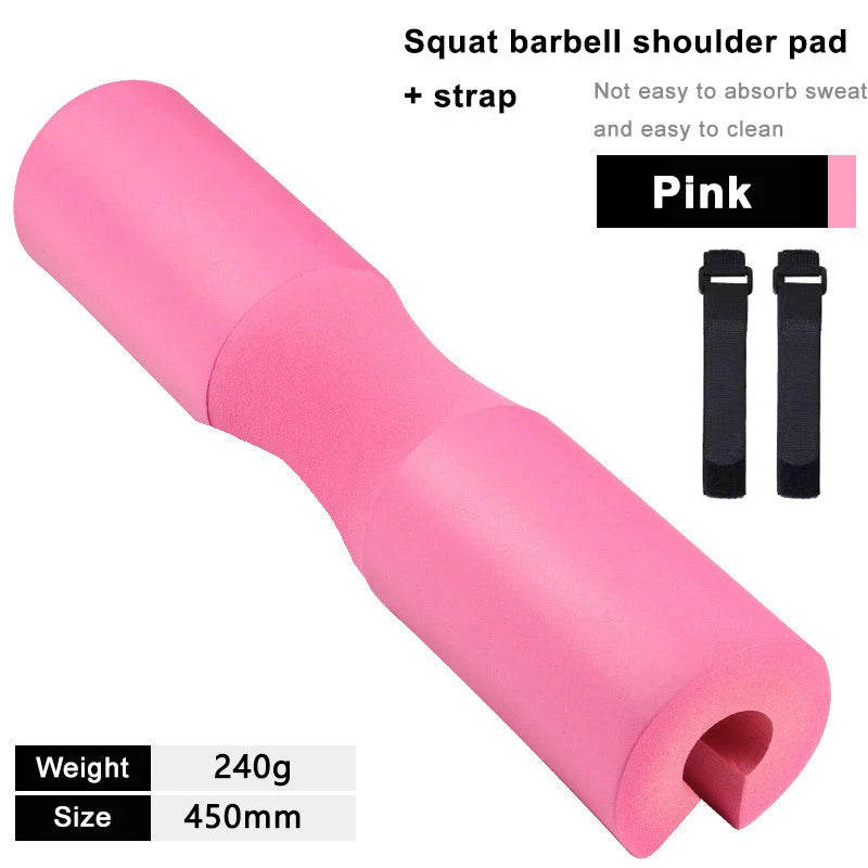 Barbell Shoulder Pads Thickened Non-Slip Gym Fitness Gear Weightlifting Squat Dumbbel Neck Support Pad for Pull up Hip Training