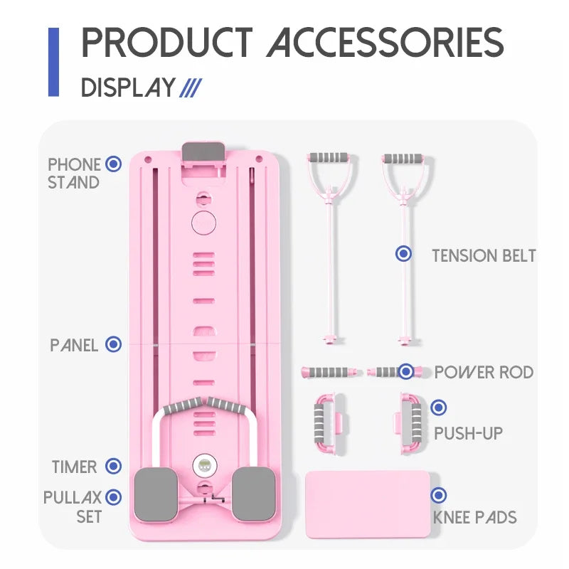 6In1Multi-Functional Fitness Board Abdominal Musculation Machine Pilates Equipment Gym Equipment for Home Pelvic Muscle Trainer