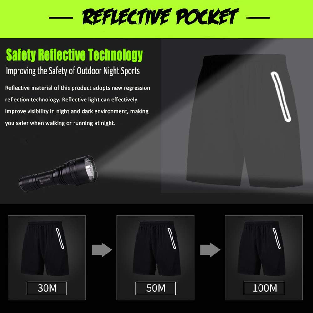 Men'S Sports Running Set (Pack of 4 or 5) Athletic Shirt+Short/Compression Shirt+Pants with Coat Tracksuit Gym Suits