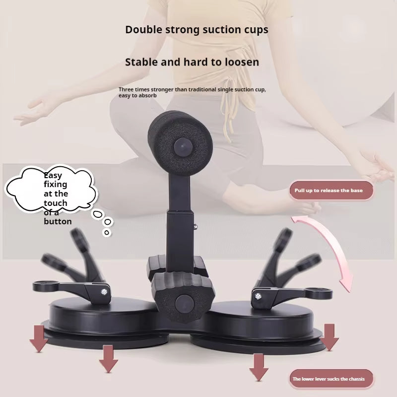 Abdominal Muscle Exerciser with Resistance Band Sit-Up Aid Gym Equipment for Home Pelvic Muscle Trainer Exercise Bodybuilding