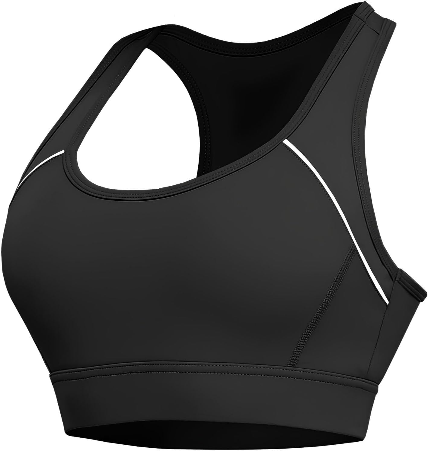 Women'S Sports Bra, High Support, White, Regular