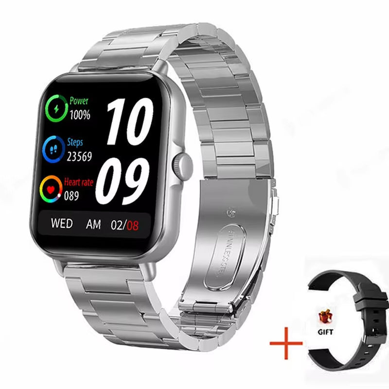2025 2.01'' Smart Watch Bluetooth Call Play Music Smartwatch Fitness Clock Sport Waterproof Watches for Men Women Iphone Android