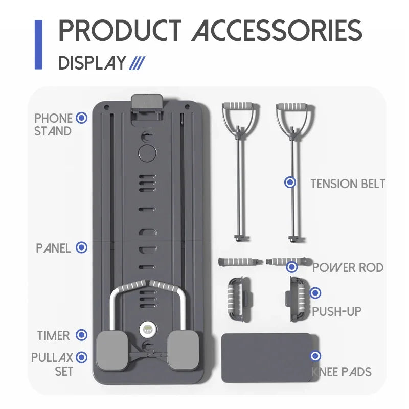 6In1Multi-Functional Fitness Board Abdominal Musculation Machine Pilates Equipment Gym Equipment for Home Pelvic Muscle Trainer