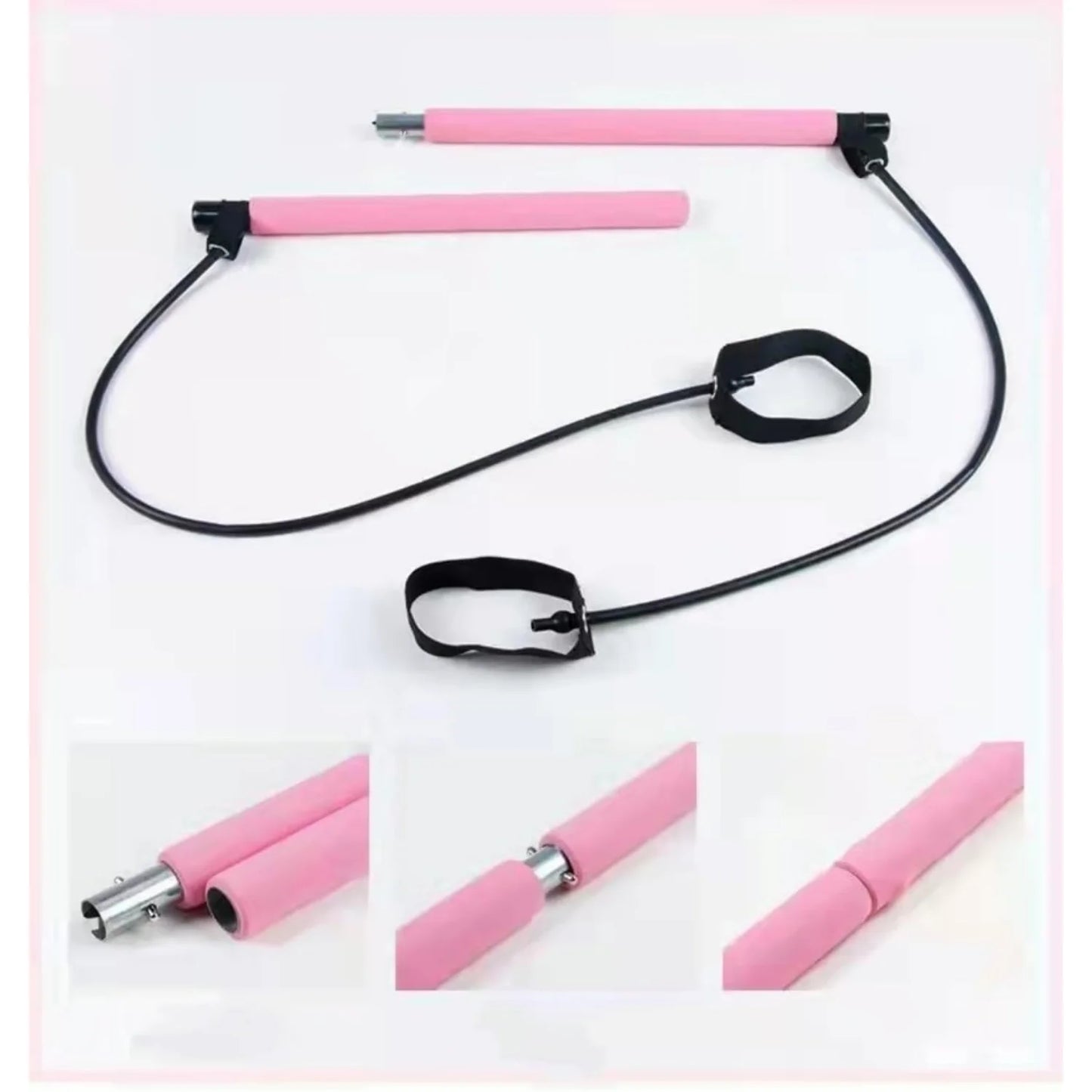 , Barbell with Resistance , Leg, Hip, Waist and Arm Exercise Equipment, Sports and Fitness Equipment, Convenient Gym Exercise