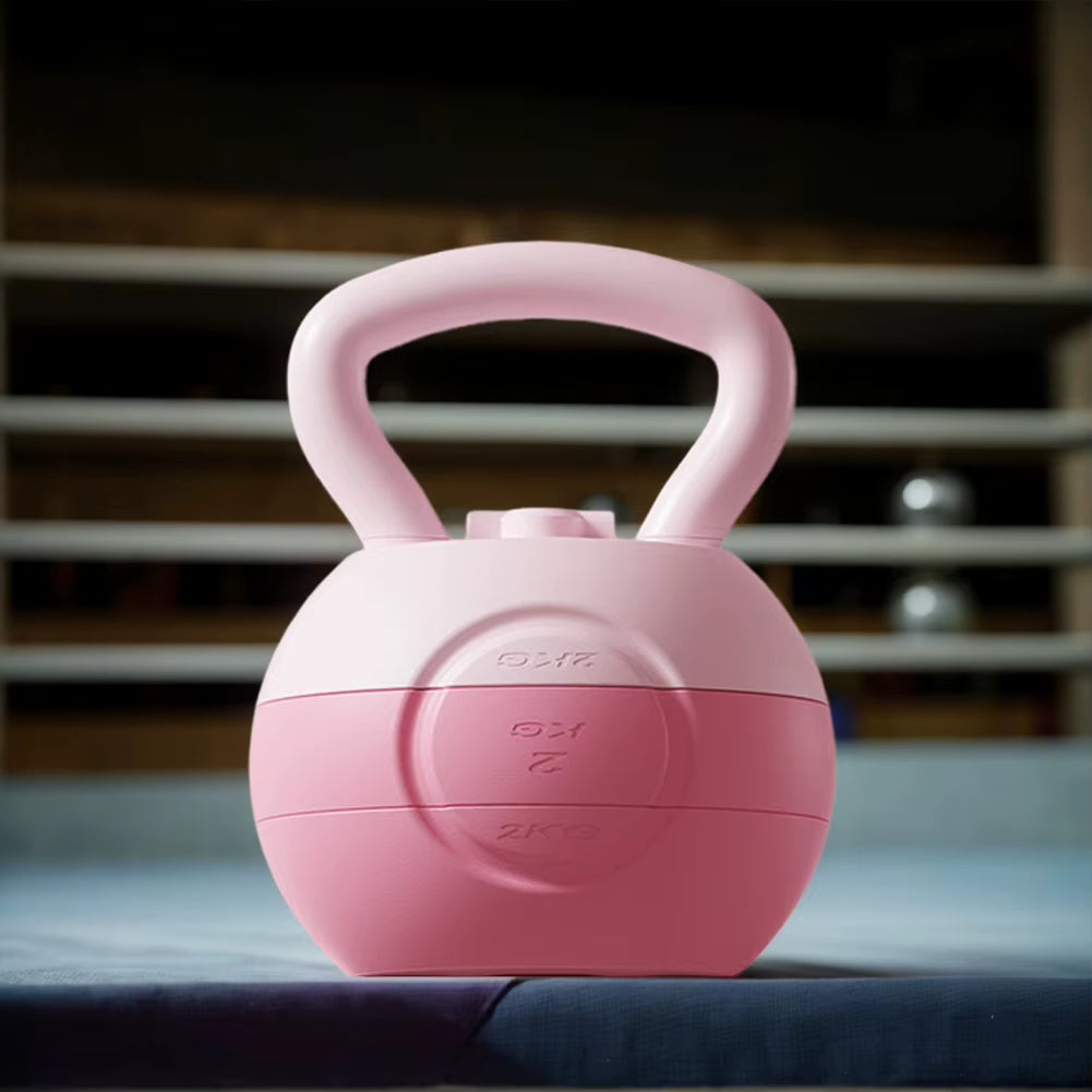 Portable Sports Water Injection Kettlebells Soft Silicone Kettle Bell for Fitness Yoga Muscle Training for Home Gym Equipment