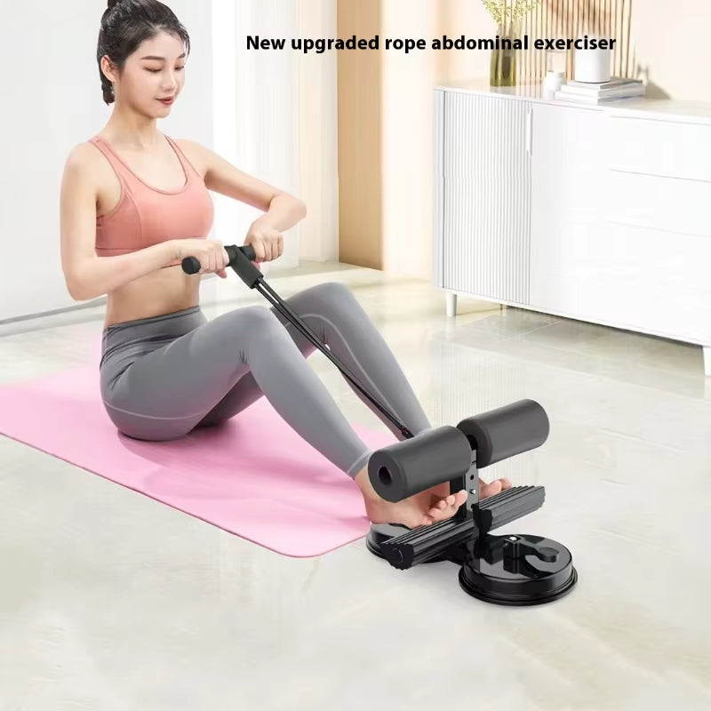 Abdominal Muscle Exerciser with Resistance Band Sit-Up Aid Gym Equipment for Home Pelvic Muscle Trainer Exercise Bodybuilding
