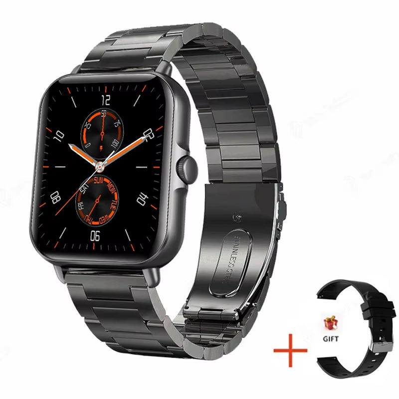 2025 2.01'' Smart Watch Bluetooth Call Play Music Smartwatch Fitness Clock Sport Waterproof Watches for Men Women Iphone Android