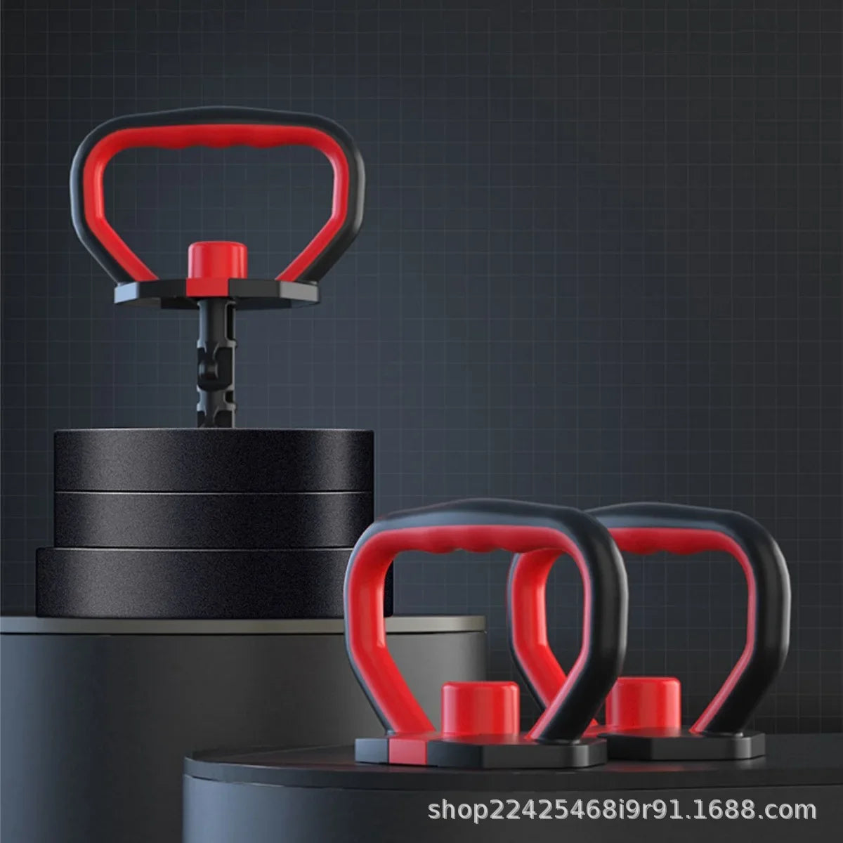 Adjustable Weight Dumbbell Handle Home Gym Use Eco-Friendly Kettlebell Base Push up Tool from Mainland China Sport Entertainment