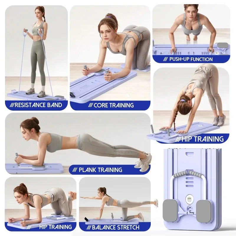 6In1Multi-Functional Fitness Board Abdominal Musculation Machine Pilates Equipment Gym Equipment for Home Pelvic Muscle Trainer