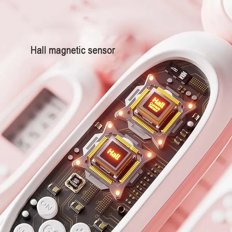 Dual Use Jump Rope with Counter Adjustable Smart Cordless Skipping Rope with Calorie Counter for Fitness