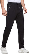 Mens Joggers Slim Fit Jogging Bottoms Zip Pockets