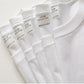 2PCS 100% Cotton Solid T Shirts Men'S and Women'S Short Sleeve White Tees Casual Breathable Loose round Neck T-Shirt Couple Tops