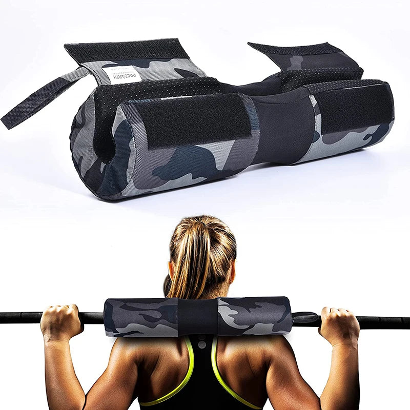 Barbell Shoulder Pads Thickened Non-Slip Gym Fitness Gear Weightlifting Squat Dumbbel Neck Support Pad for Pull up Hip Training