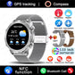 2025 New Bluetooth Call Smart Watch Men for Huawei AMOLED HD Large Screen Heart Rate NFC IP68 Waterproof GPS Sports Smart Watch