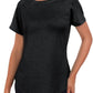 Women'S Gym Shirts, Short Sleeve Lightweight Moisture Wicking Quick Dry Back Mesh Loose Fit Sports Tops for Ladies