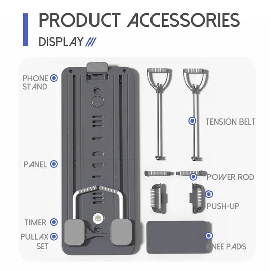 6In1Multi-Functional Fitness Board Abdominal Musculation Machine Pilates Equipment Gym Equipment for Home Pelvic Muscle Trainer