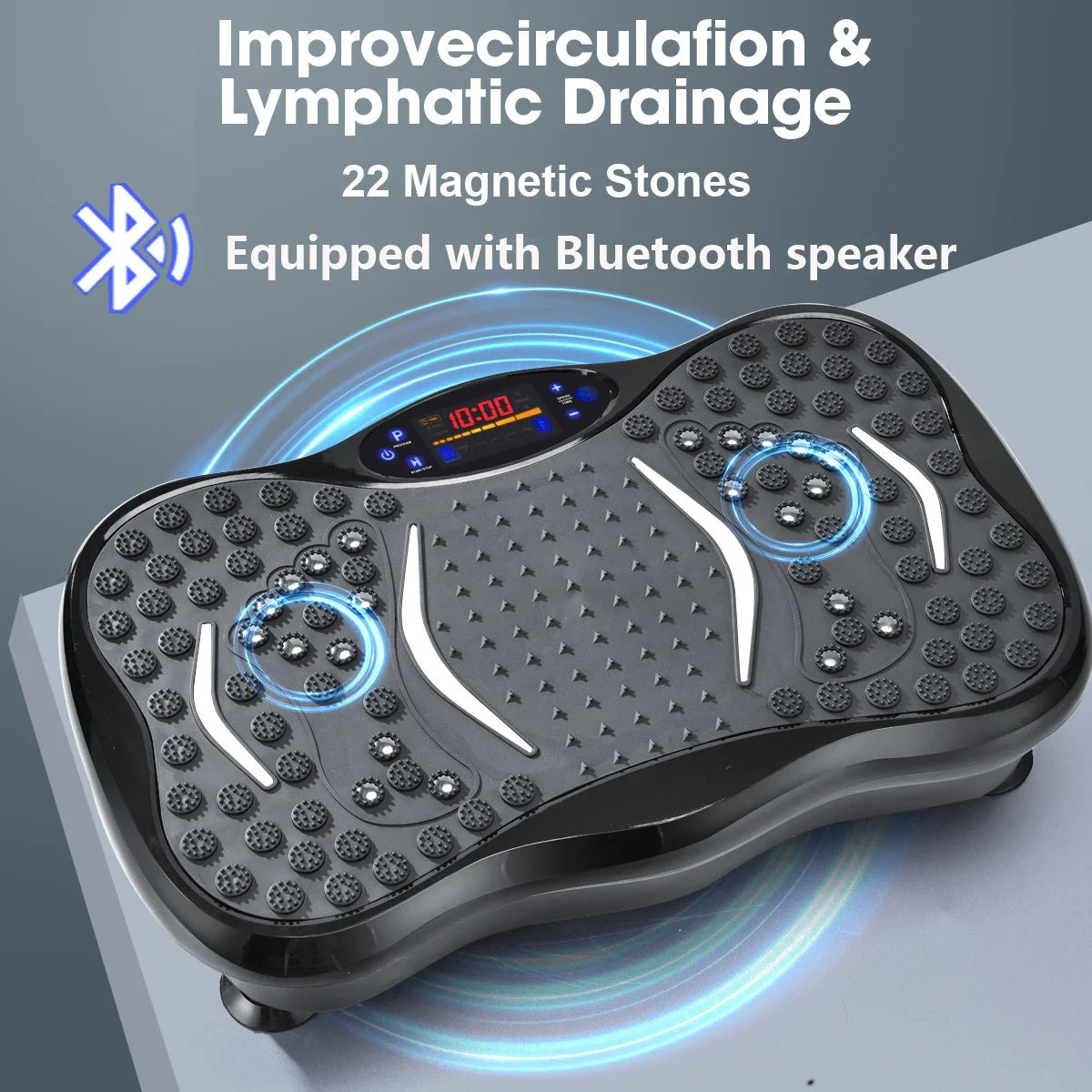 Vibrating Fat Shake,3D Vibration Plate Exercise Machine Power Fit Vibration Plate Crazy Fit Massage for Whole Body Slimming