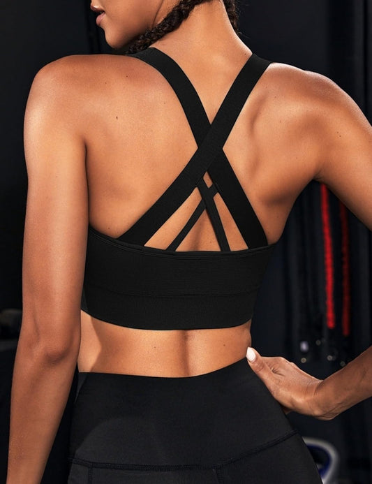 Sports Bras for Women, Women'S Sports Bra High Impact Bra Full Coverage, Bras for Women Removable Pads