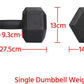 2X4Kg/2X5Kg/2X6Kg/2X7.5Kg/2X8Kg/2X10Kg (Sold in Pair) Dumbbells Set Arm Hand Weight Dumbbell Hexagon Dumbbell for Strength Training Home Workout Aerobic
