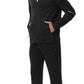 Mens Tracksuit Sets Full Zip Jogging Sports Gym Suit 2 Piece Athletic Contrast Sweat Suits with Hoodie