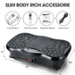 Vibrating Fat Shake,3D Vibration Plate Exercise Machine Power Fit Vibration Plate Crazy Fit Massage for Whole Body Slimming