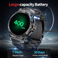 Military Smart Watch for Men(3 Straps),1.43"Hd AMOLED Rugged Smartwatch(Answer/Make Call) for Android Ios,Fitness Watch,Black Sport Watch with 120+ Sport Modes/Ip68 Waterproof/Running/Heart Rate